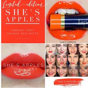 LipSense Lasting Liquid Lip Color She’s Apples Lip Gloss New & Sealed
